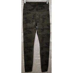 Colorfulkoala High Waisted Cammo Leggings Medium Green Yoga Buttery Soft